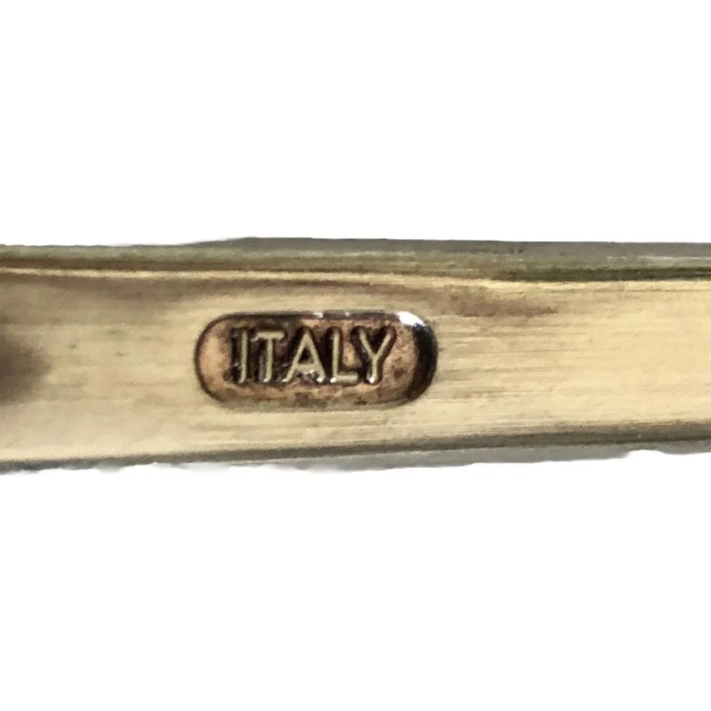 Salad Server Set Cutlery Fork Spoon Italian Silver Plated MCM Hostess